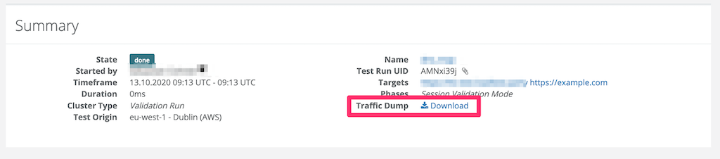 Download Traffic Dump